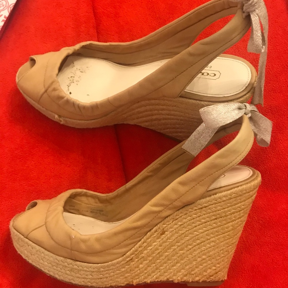 Coach platform shoe